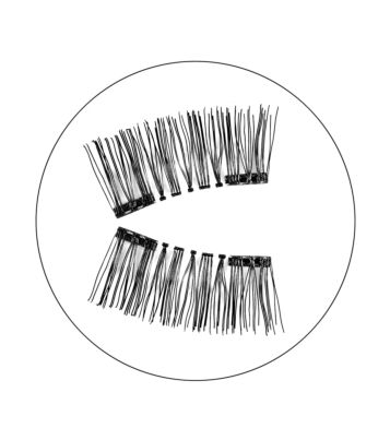 Faux Cils Peggy Sage 'Regard Angelique' - Noir - Effet Naturel - Neuf - Réf. 130952