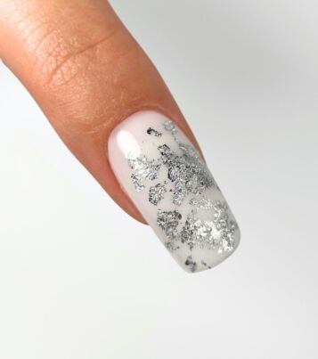 Paillettes Pour Nail Art Peggy Sage - White Holo Flowers - Décoration Ongles
