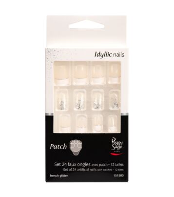 Set Peggy Sage De 100 Capsules Pour Faux Ongles - Couleur Nude Pink, 10 Formes Différentes, Boîte Incluse