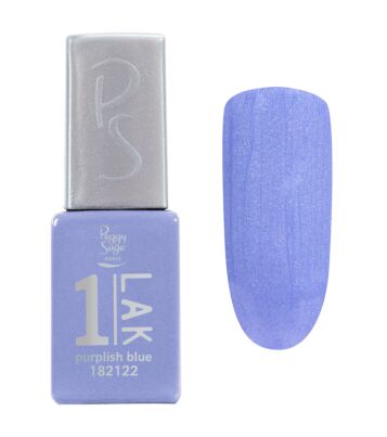 Vernis Semi-permanent PEGGY SAGE MINI I - Teinte OVERSEAS BLUE 9ml | Soin Brillant LED/UV