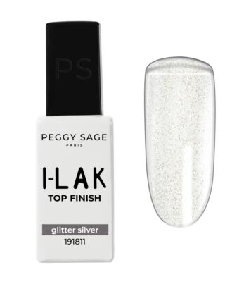 Vernis Peggy Sage STOP ONGLES Rongés - 11 Ml - Transparent Rose - Brillant - Neuf