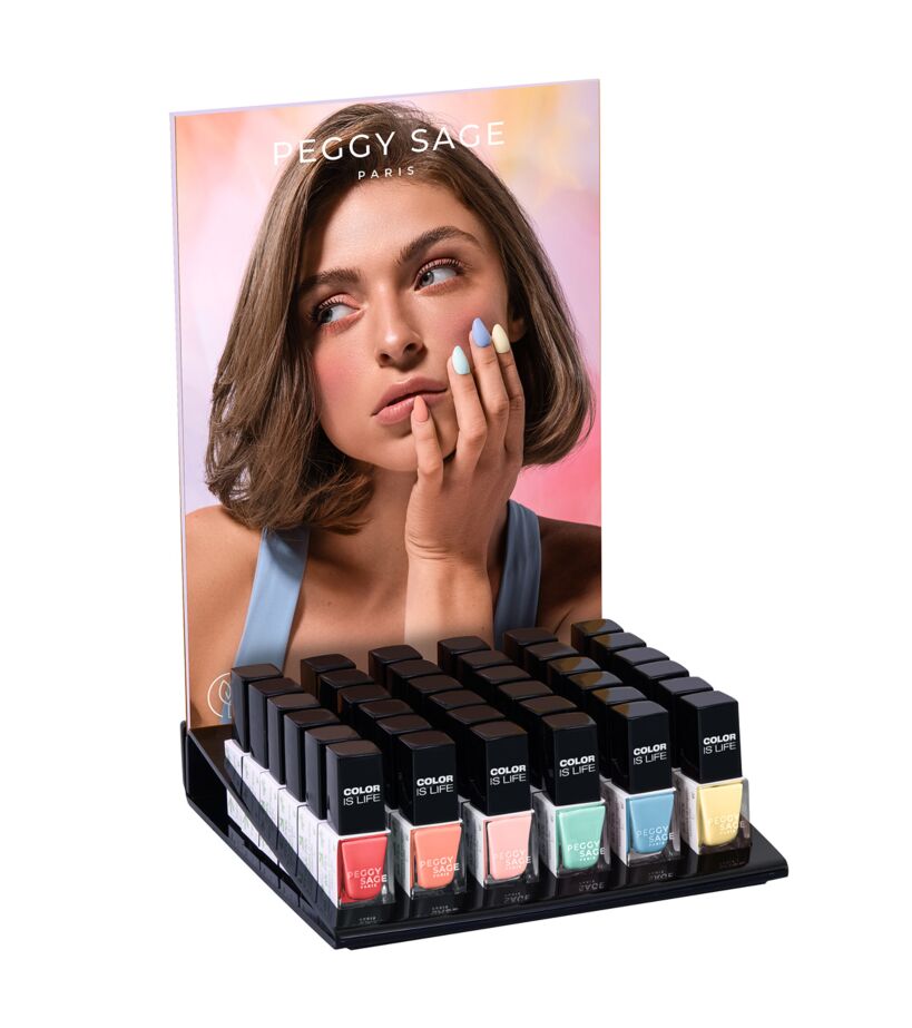 Display nail lacquers - Spring 2026 - PEGGY SAGE