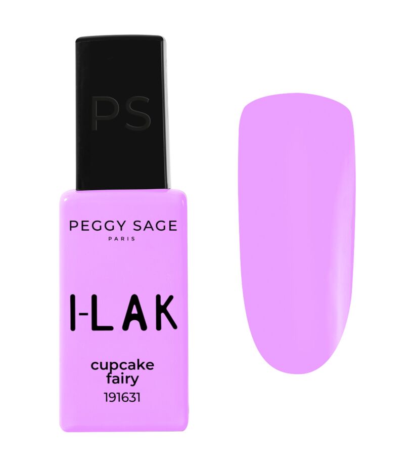 Vernis Semi-permanent Peggy Sage Mini I – Couleur Cupcake Fairy, Brillant, Durcissement UV/LED