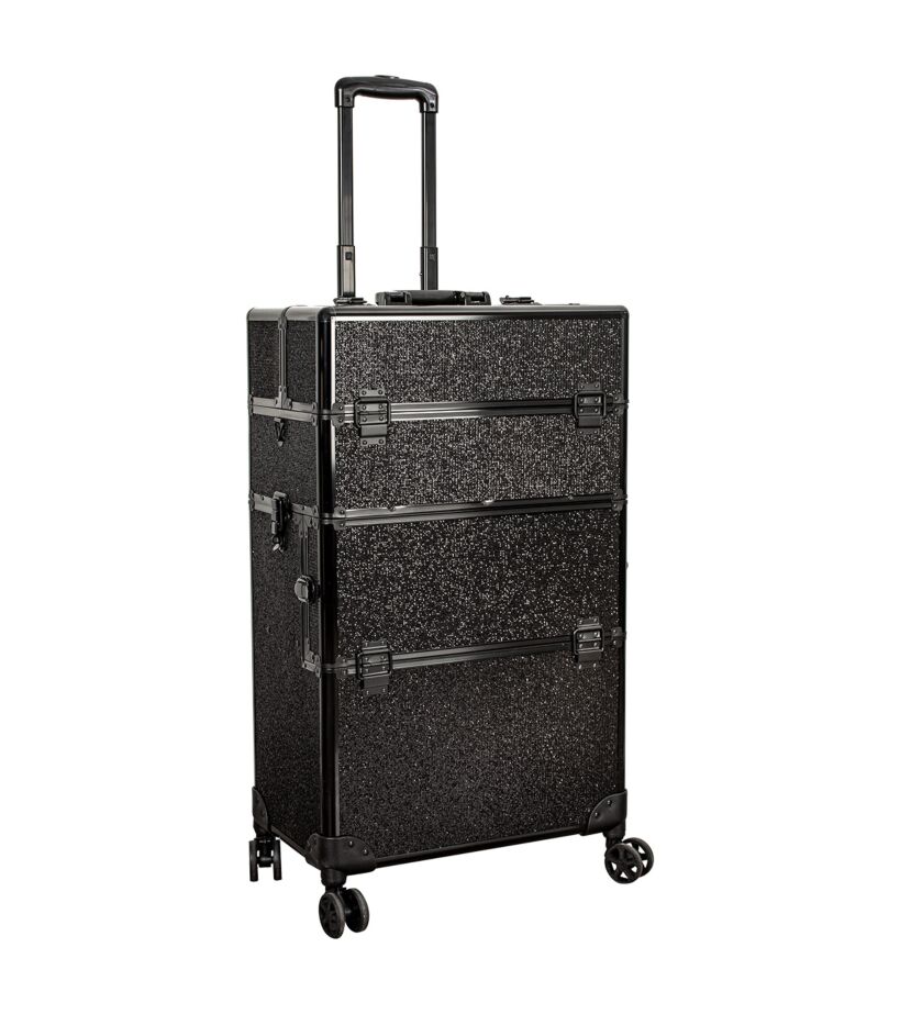 Valise professionnelle trolley black glitter 45 x 27 x 80cm  CEPACO, le  centre d'achat de la Coiffure et de l'Esthétique