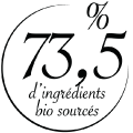 Jusqu'à 73,5% d’ingrédients biosourcés 