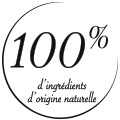 100% d'ingrédients d'origine naturelle 100% d'ingrédients d'origine naturelle
